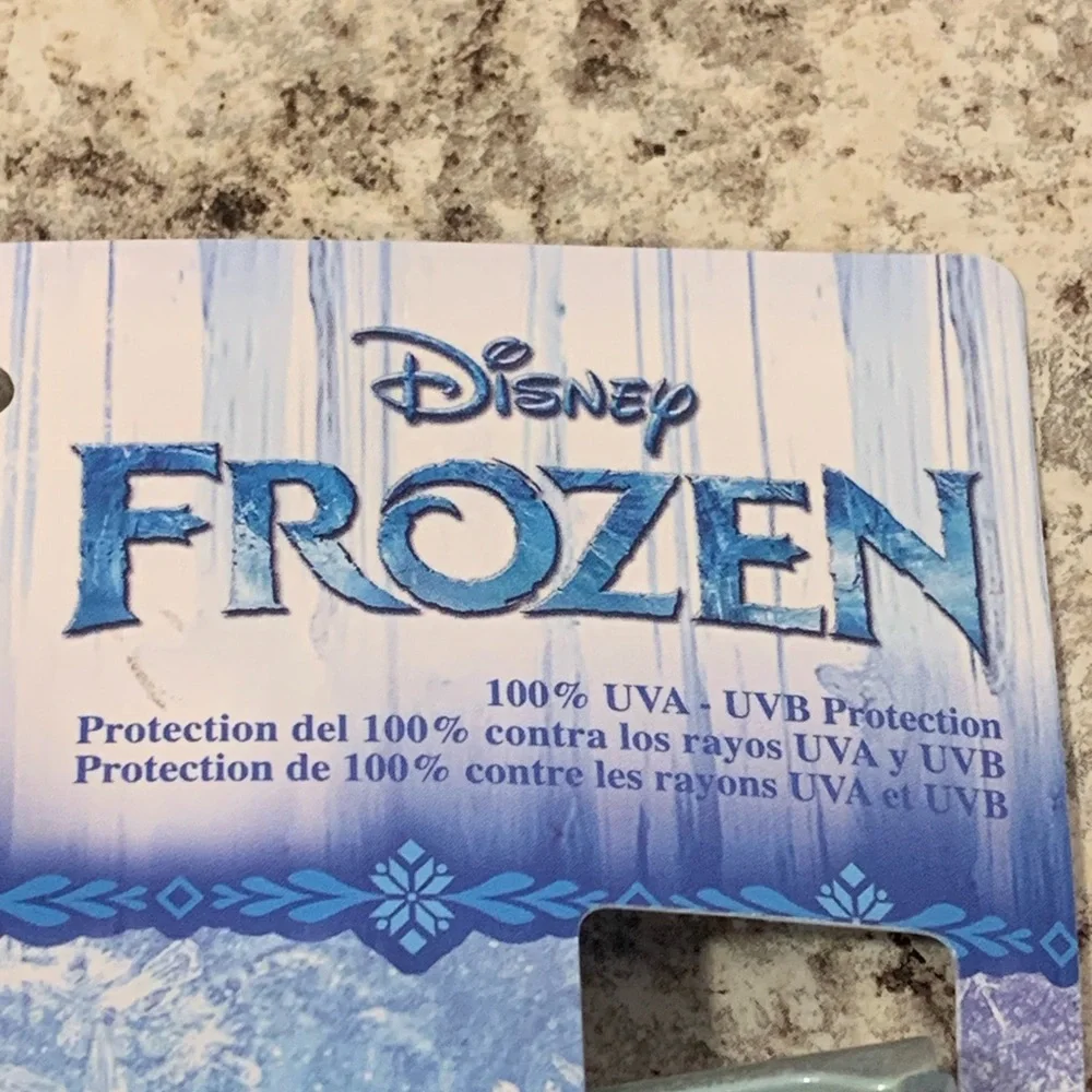 Disney frozen sunglasses, necklace, and stuffed animal lot
